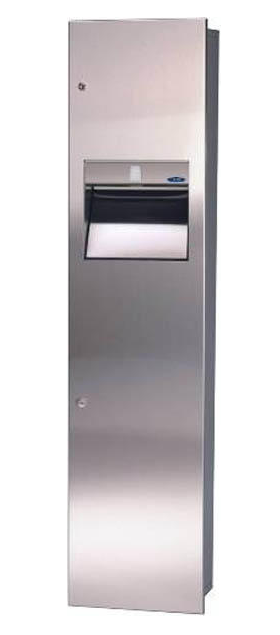 FROST 415 DISTRIBUTEUR COMBINÉ ENCASTRÉ PAPIER MAIN + POUBELLE