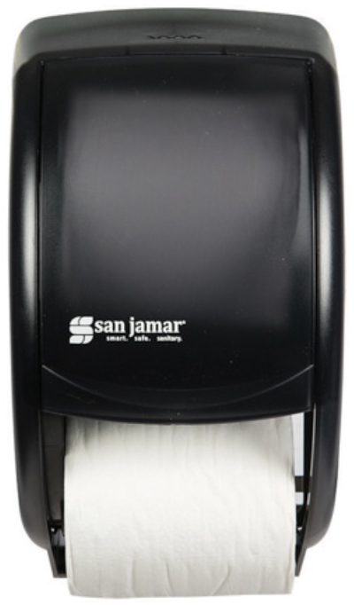 SJ-R3500TBK CLASSIQUE DISTRIBUTRICE PAPIER HYGIÉNIQUE DOUBLE 1 SUR L'AUTRE PETIT ROULEAU