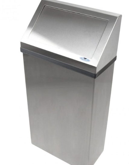 FROST 303-3 POUBELLE MURALE INOX CAPACITÉ 50 LITRES