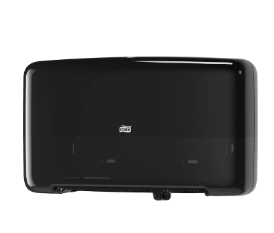 TORK-5555290 DISTRIBUTEUR PAPIER HYGIENIQUE DOUBLE MINI JUMBO NOIR