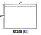 BC400-ENVELOPPES D'EXPÉDITION CLAIRE 5.5''X7'' 1000/CAISSE