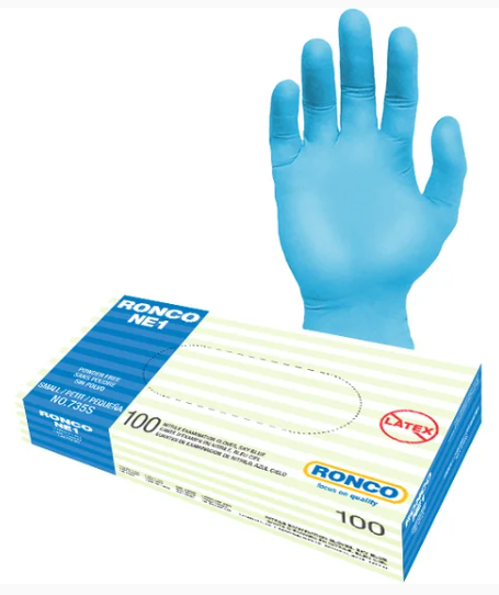 RC-735L GANTS NITRILE LARGE BLEU 3.5MILL 100/BOITE