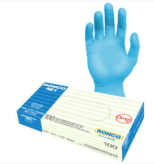 RC-735XL GANTS NITRILE EXTRA-LARGE BLEU 3.5MILL 100/BOITE