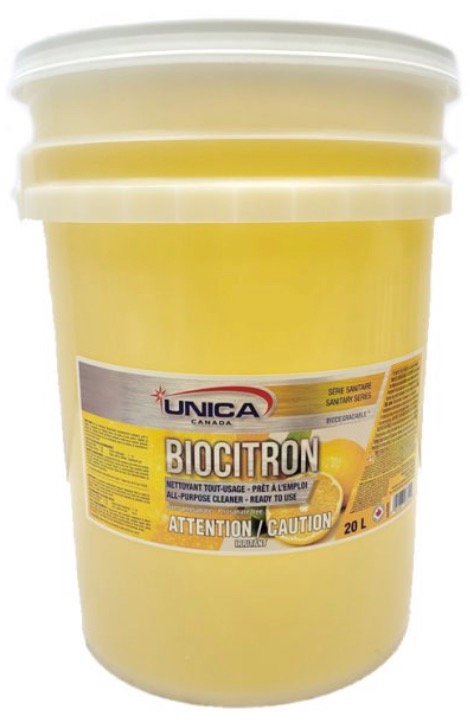 UNICA-NCIT20 ''BIOCITRUS'' NETTOYANT ANTIBACTÉRIEN TOUT-USAGE 20L 