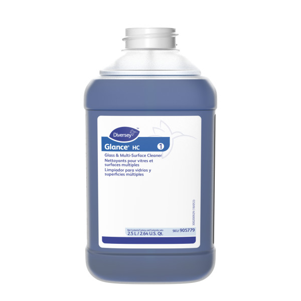 101109690 ''GLANCE HC'' NETTOYANT A VITRES ET AUTRES SURFACES ''FORMULE J-FILL'' VENDU 2X2.5L/CAISSE