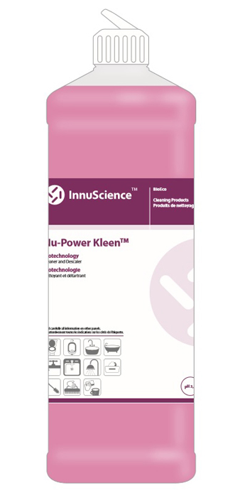 (CSX12)''NU-POWER KLEEN'' DÉTARTRANT EN GEL POUR DÉPÔT D'EAU À BASE D'ACIDE LACTIQUE VENDU CAISSE 12X1L