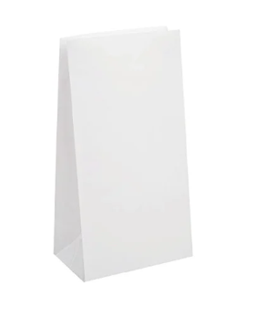 SACS PAPIER BLANC 5LBS 11.5x9x5.2 500/C