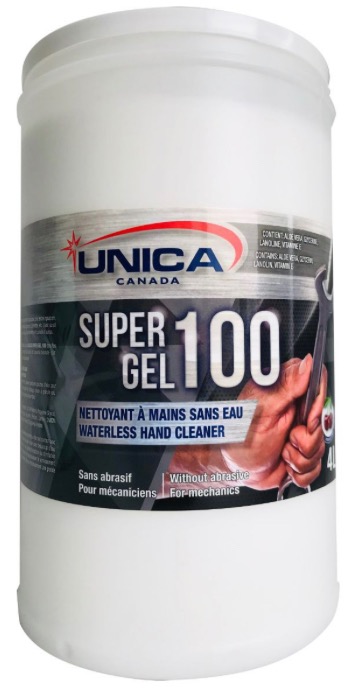 UNICA-144 ''SUPER GEL 100' NETTOYANT À MAINS SANS ABRASIF 20L
