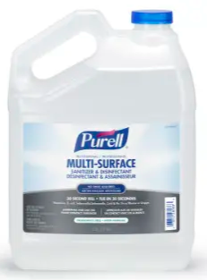GOJO-4345-04 PURELL DÉSINFECTANT ET ASSAINISSEUR MULTI-SURFACE VENDU 4X4L/CAISSE