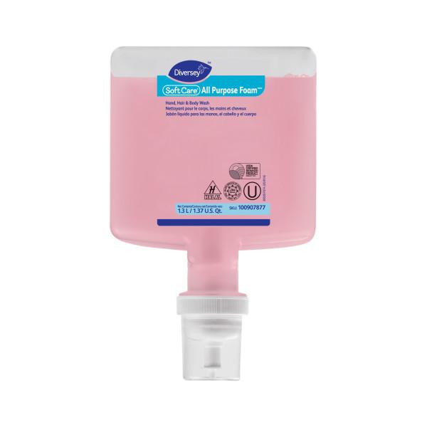 100907877 ''SOFT CARE/INTELLICARE''  SAVON À MAINS MOUSSANT VENDU 6X1.3L/CAISSE 