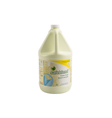 SAFEBLEND-HFXX(4L) SAVON À MAINS ET CORPS MOUSSANT SANS PARFUM 4L 