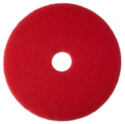 3M-5100 TAMPON 21'' POUR RÉCURAGE ET LUSTRAGE ''ROUGE''