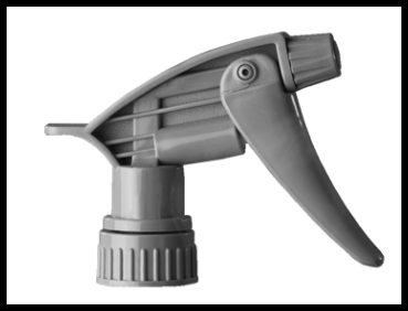 320CR/110542 VAPORISATEUR TOLCO GRIS 9 1/2'' RÉSISTANT AUX PRODUITS CHIMIQUES