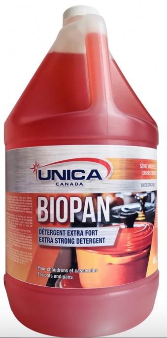 UNICA-NPAN04 ''BIOPAN'' SAVON À VAISSELLE ORANGE EXTRA FORT 4L