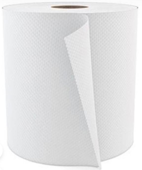 LUXURIA PAPIER MAIN ROULEAU BLANC 12X425'/CS