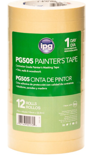 ITT-PG505.121R MASKING TAPE TAN UTILITAIRE  24MMX54.8M 36RLX/CS