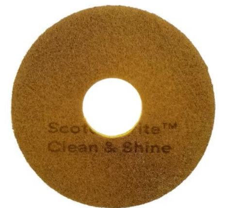 3M ''CLEAN & SHINE'' TAMPON 19'' POUR NETTOYAGE ET LUSTRAGE VENDU 5/CAISSE