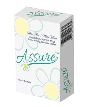 GLB-7670 ''ASSURE'' SERVIETTE SANITAIRE #4 POUR DISTRIBUTRICE  250/CAISSE
