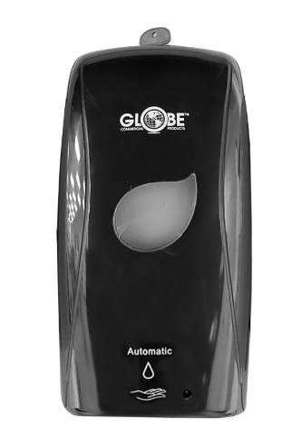 GLB-4670B DISTRIBUTEUR SANS CONTACT  2 BUSES / LOTION ET MOUSSE, VRAC 1000ML NOIR