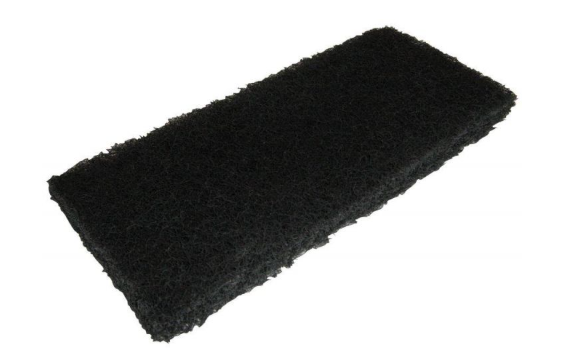 ADV-83A TAMPON DOODLEBUG 4 5/8''X10'' POUR RÉCURAGE NOIR