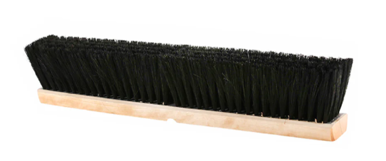 GLB-4550 BALAI BLOC EN BOIS TAMPICO 18'' NOIR