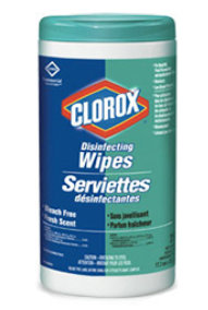 RLK-CX01169 ''CLOROX'' LINGETTE DÉSINFECTANTE 6X75/CAISSE