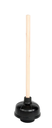 [053455] GLB-3455 SIPHON DE TOILETTE NOIR HYDROFORCE AVEC MANCHE 20'' EN BOIS