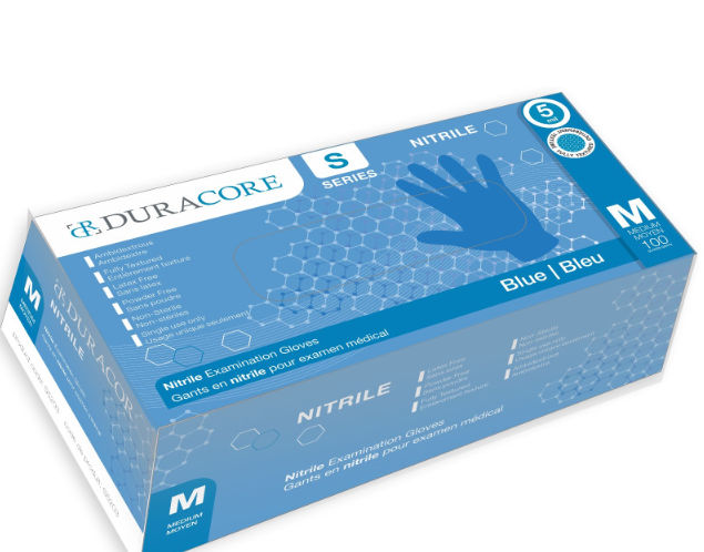DC-S5203 GANTS NITRILE MEDIUM BLEU 5MIL 100/BOITE