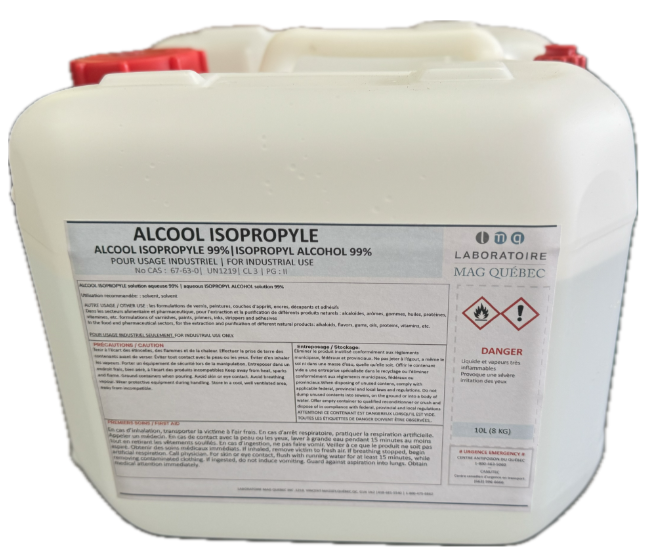 ALCOOL ISOPROPYLIQUE 99% 10L