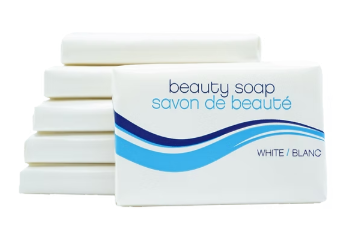 108710-SAVON HOTEL/MOTEL RECTANGULAIRE ENVELOPPÉ ET PARFUMÉ 1/2OZ-16GR VENDU 440/CAISSE