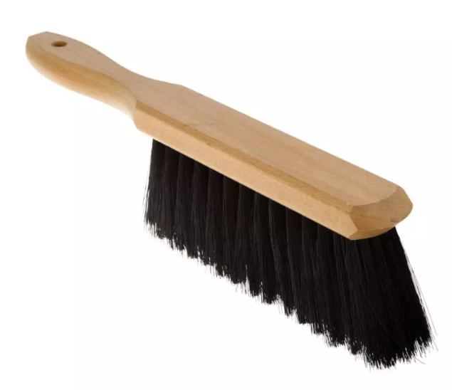 AG-84 BROSSE DE COMPTOIR EN CRIN CHEVAL AVEC BLOC EN BOIS