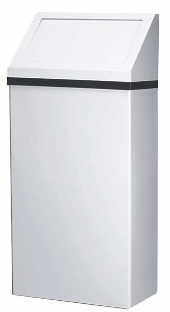 FROST-304-NLS POUBELLE MURALE DE FINITION INOX 77L