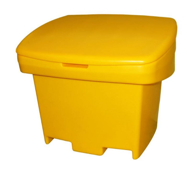 ADV-''SOS5.5YE'' BAC JAUNE POUR FONDANT, SEL ET SABLE. CAPACITÉ DE 500LBS/227KG
