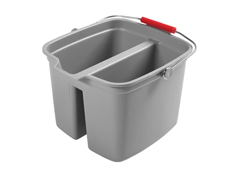 RUBBERMAID - FG261700GRAY SEAU DOUBLE 16.1L