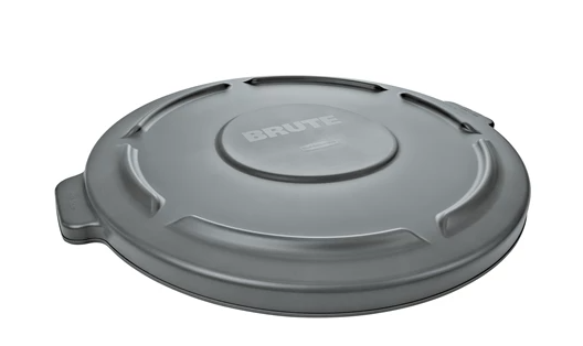 RUBBERMAID-FG265400GRAY COUVERCLE PLAT POUR POUBELLE 55GAL GRIS