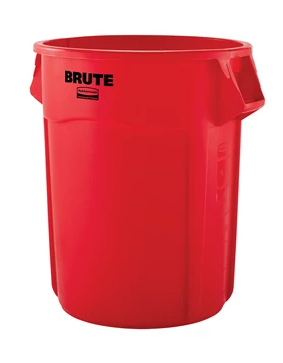 RUBBERMAID-FG265500RED POUBELLE RONDE ROUGE 55GAL