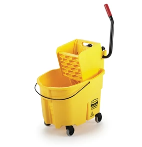 RUBBERMAID-FG758088YEL CHAUDIÈRE/ESSOREUSE PRESSION LATERALE 35PTE JAUNE