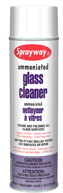 RLK-SW043W NETTOYANT À VITRES AVEC AMONIAQUE EN AÉROSOL 539GR