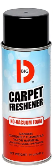BIG D-0241 DÉSODORISANT POUR TAPIS EN AÉROSOL 397GR
