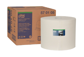 TORK-570105 CHIFFON SIMILI-TISSU BLANC ROULEAU GEANT 1X500F