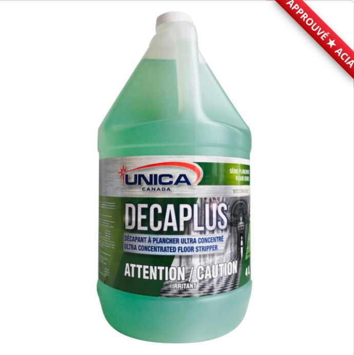 UNICA-NDEC04 ''DECAPLUS'' DÉCAPANT À PLANCHER ULTRA CONCENTRÉ 4L