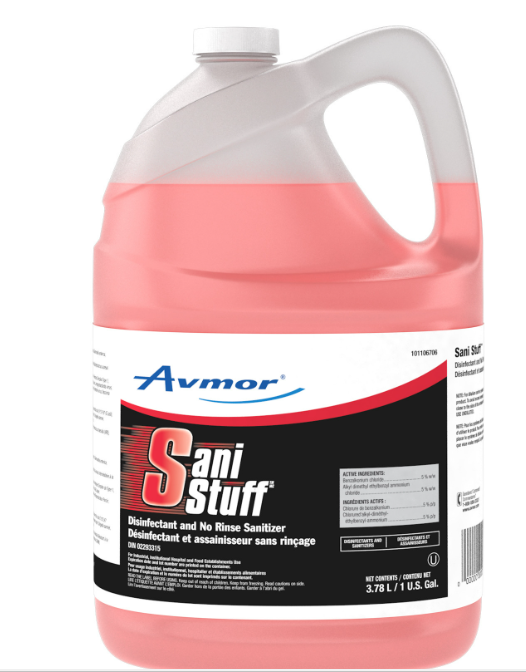 JD-101106706 SANI STUFF DÉSINFECTANT ET ASSAINISSEUR SANS RINCAGE 4L