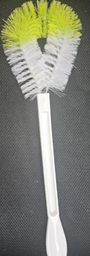 [180202-1] BVS-TB-WP BROSSE À TOILETTE VERTE ET BLANCHE SANS CÔNE