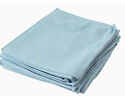 [230280-VI] WPC-MFB-G1414 MICROFIBRE BLEU 14''X14'' POUR VITRES ET MIROIRS 10/PAQUET