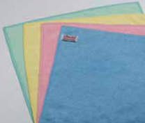 [239163] VILEDA-166944 MICROFIBRE ''MICROTUFF'' 14''X14'' JAUNE 5/PQT