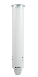 [413160] SJ-C4160WH DISTRIBUTEUR DE VERRE CONIQUE ET À FOND PLAT DE 3OZ À 5OZ BLANC