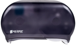 [413600] SJ-R3600TBK DISTRIBUTEUR DE PAPIER HYGIÉNIQUE DOUBLE POUR PETIT ROULEAU NOIR
