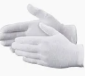 [610007] GANTS DE VALET EN COTTON BLANC #M0005 LARGE