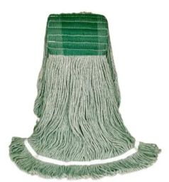 [63214V] BVS-BLV3 MOPPE VERTE 20OZ BRINS ATTACHÉS ET BOUCLÉS AVEC BANDE LARGE