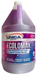 [650019] UNICA-NECO04 ''ECOLOMAX'' NETTOYANT DÉGRAISSEUR INDUSTRIEL ANTIBACTÉRIEN 4L